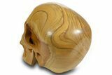 Realistic, Polished Picture Jasper Skull #378609-3